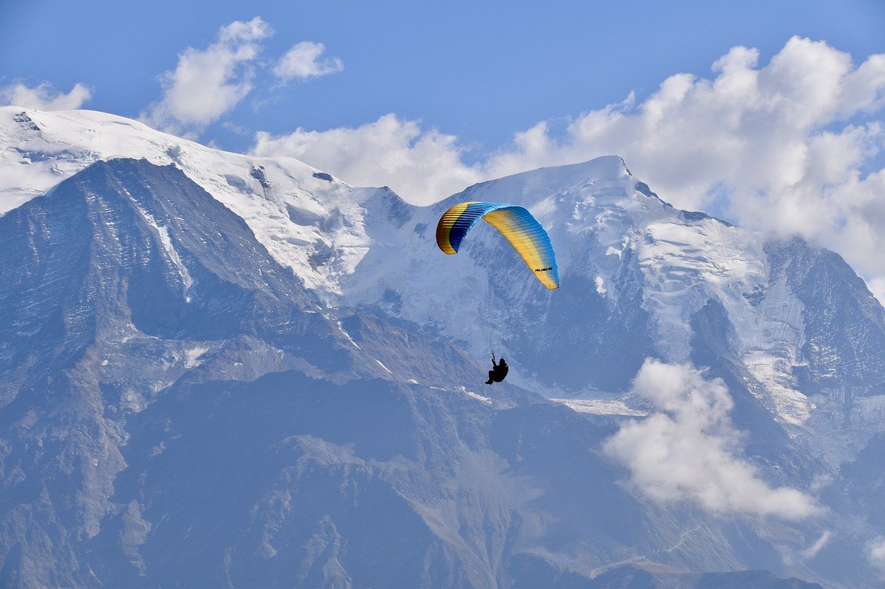 Paragliding op je reis in de bergen